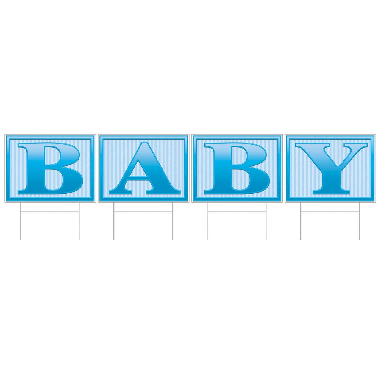 Plastic Baby Yard Sign, (Pack of 6)